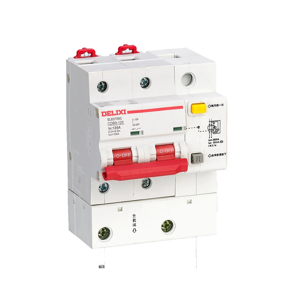 CDB9LE-125 High Current Earth Residual Current Circuit Breaker